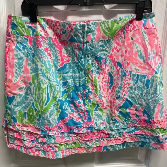 Lilly Pulitzer printed skirt sz 10 - Picture 6 of 6